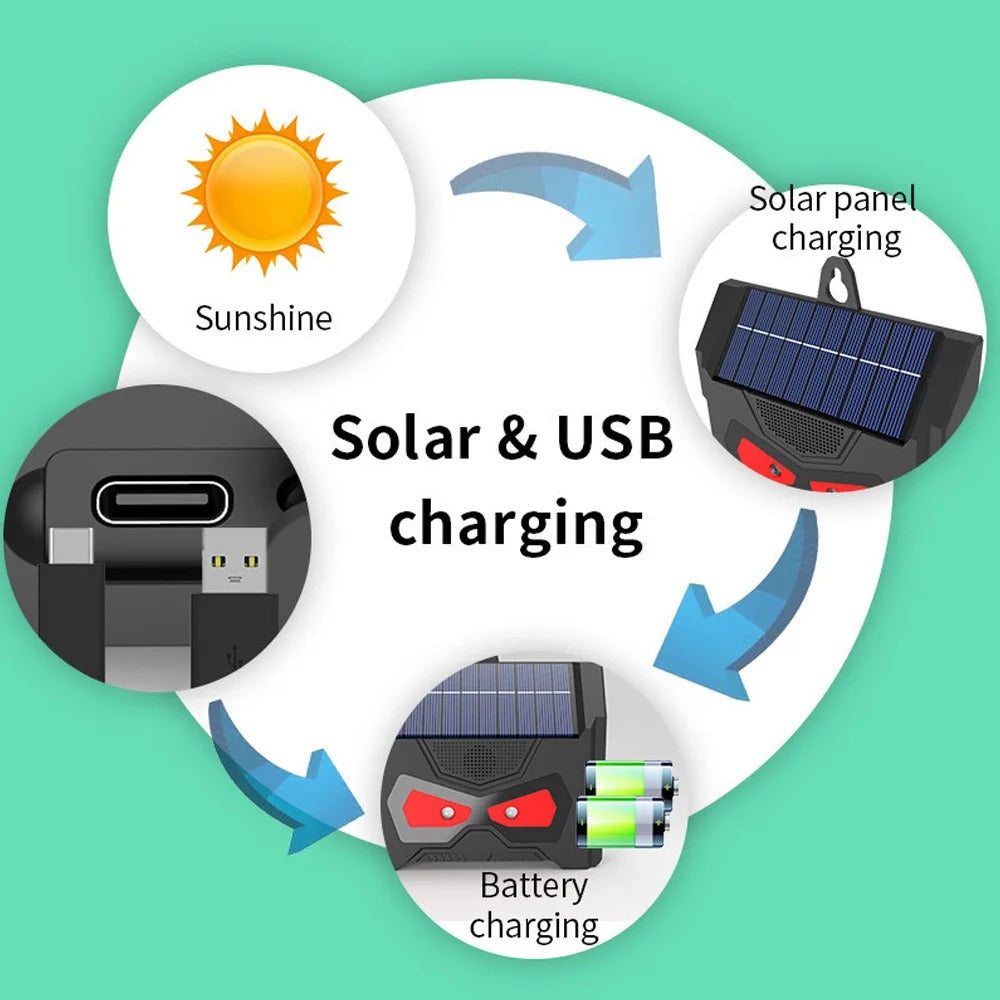 🔥Smart Solar Guardian⚡ 12-in-1 Animal Repeller✨ Motion-Activated Defense🌿 Waterproof & Night Vision🌙 TikTok's #1 Pest Solution 🔥Smart Solar Guardian⚡ 12-in-1 Animal Repeller✨ Motion-Activated Defense🌿 Waterproof & Night Vision🌙 TikTok's #1 Pest Solution